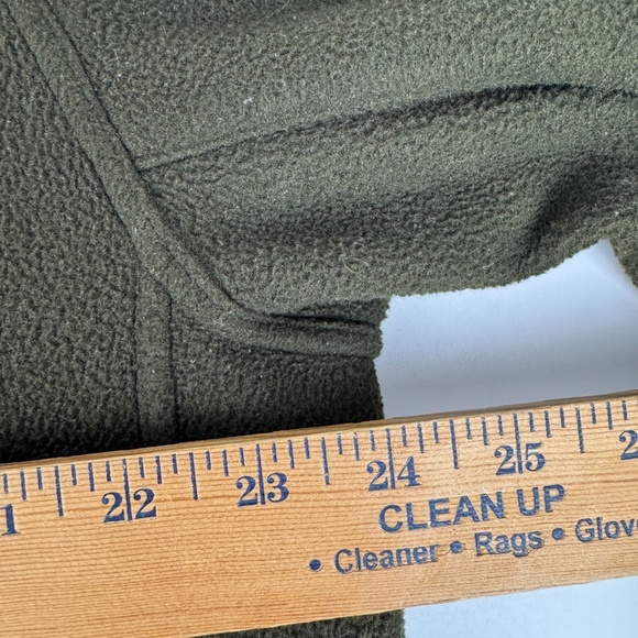 Barbour Mens Sz XL Farimond Fleece Pullover Olive Green Half Zip Outdoor Jacket - Picture 4 of 8